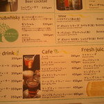 マンゴツリーカフェ - ●ドリンクMENU・３●