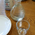 稲田屋 - 冷酒のアップ