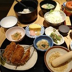 名代とんかつ かつくら - 京小鉢とヒレかつ膳