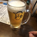 地魚屋台とっつぁん - 生ビール