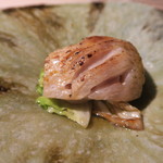 日本料理 みや  - 30年5月　ノドグロ、春キャベツ炭火焼き　アップ