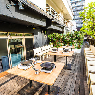 持ち込みBBQスペース開放！