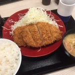 かつや - ♪ダブルロースカツ定食¥853　ライス大盛¥108
            