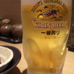 梅田北前 佐勘 - 生中