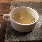 牛門 - セットのスープ