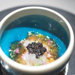 エクアトゥール - コンソメ　和牛ザブトン　キャビア　白海老