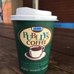 権現湖パーキングエリア上り線 スナックコーナー・フードコート - ドリンク写真:アロマパブリーズコーヒーらしいです