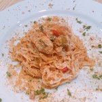 ラ グリーリア - 広島県産牡蠣 フレッシュトマト アーモンド タリオリーニ