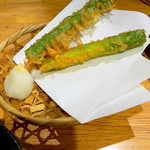 アスパラの天ぷら