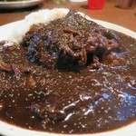 カウボーイカレー - 名物カッパカレー＋ハンバーグトッピング