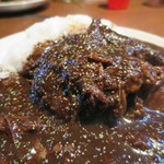 カウボーイカレー - 名物カッパカレー＋ハンバーグトッピング、ワイルドアメリカンビターチョコカレーが帰ってきた！