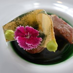 ENEKO Tokyo - メイン　仔豚のフリット　バジルのエマルション