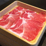 しゃぶ葉 - HD豚ロースコース (出汁変更)1835円