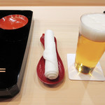 ぎをん 福志 - ('18.2月下旬)生ビール