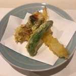 ランチ：天ぷら。