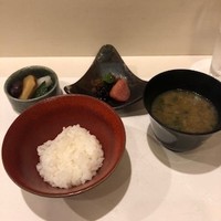 室町 三谷屋 - ランチ：ごはんセット。