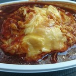 オムライス弁当　まいてん - ふたを空けたらこんな感じ。