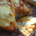 オムライス弁当　まいてん - 中は数種のハーブで炊き上げたご飯（ケチャップライスじゃないよ）