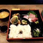 小茄子 - お刺身の幕の内