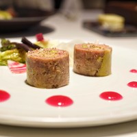 レストラン リューズ - ☆ソーセージ、フォアグラのテリーヌ