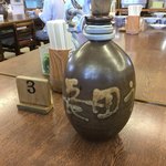 長田うどん - 釜揚げの出汁は徳利で出てくる