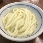 長田うどん - 冷水で洗わず〆て硬くしないので独特の食感と風味がある