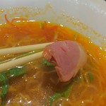 Takumino - 合鴨と南部曲り葱の醤油拉麺￥７９０（ランパス）