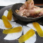 そば くら富 - からすみのあてで・・・