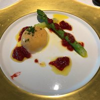 リョウリヤ ステファン パンテル - 半熟卵とグリーンアスパラ