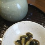 志美津や - 焼酎追加とおつまみ３。