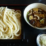 手打ちうどん さわいち - 肉なす汁並