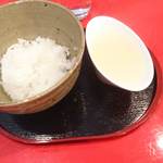 鶏ガラスープ&ライス150円