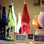 生駒 - 酒瓶がさりげなく、飾られています！