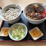 大川屋 - ソースかつ丼セット