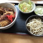 大川屋 - ソースかつ丼セット