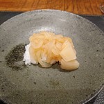 傳 - (2018年5月　訪問)甘えびとご飯。甘くて濃厚な美味しさの甘えびでした。