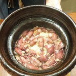 傳 - (2018年5月　訪問)ホタルイカご飯。