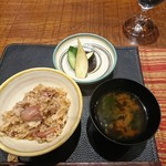 傳 - (2018年5月　訪問)食事全景。