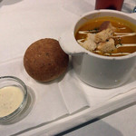 舒果新米蘭蔬食 - 迷迭香麵包＆南瓜濃湯