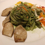 舒果新米蘭蔬食 - 鮮菇松子羅勒義大利麵