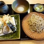 手打ちそば 菅雅 - 野菜天ぷら膳