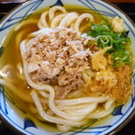 丸亀製麺 - 豚しゃぶ冷かけ（カレー風味）