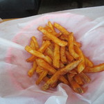 Cheeseburger - our famous seasoned fries
