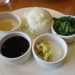 The Mermaid Bar - オックステールスープ（薬味など）