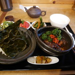 Jasumin - 三元豚と焦し玄米の蜂蜜煮& 炊きたてご飯 の薬膳