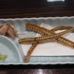 うなぎ 魚政 - 骨せんべい