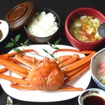 Teradomarichuuousuisammarunaka - 【個人･ファミリー様向け】まるなか定食（まるなかていしょく）●カニの禁漁時期は、こちらのメニューは承っておりません