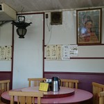 中華 太陽 - 店内のメニューの貼り紙