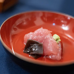 太華 - 雉子（きゞす）膾（なます）＋木耳（きくらげ）、梅醋（うめず）＋山葵（わさび）