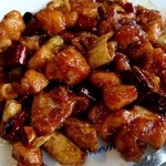 四川料理 熊猫 - 鶏の唐辛子炒め